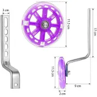 OEM Kinderfiets-stabilisatoren in Paar, Farbe: Purpur, Material: Kunststoff