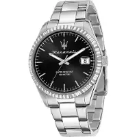 Maserati Edelstahl Armband-Uhr Analog COMPETIZIONE Herren silber D2UMAR8853100028