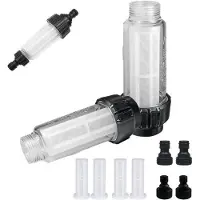 OEM Gartenschlauch-Wasserfilter - 3/4 Zoll Wasserfilter - Mit 4 Filtereinstellungen und 4 Schnellkupplern