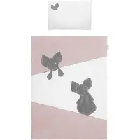 Belisima 3-teilige Bettwäsche Mouse 100/135 rosa