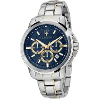 Maserati Herren Uhr Chronograph Successo Edelstahl Armband silber D2UMAR8873621016
