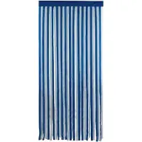 OEM Blauw-wit gestreept Vliegengordijn 90 x 200 cm