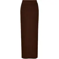 Apricot Maxirock "Maxirock", Damen, Gr. XL (42), braun, Strick, Obermaterial: 76% Polyester PES. 24% Baumwolle CO., uni, normal, Röcke Maxirock, aus Pointelle-Strick
