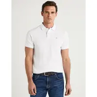 Hackett London für Herren. HM562363 Polo piqué fit slim fit weiß (XL), Lässig, Baumwolle, Kurzarm