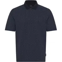 Armani Exchange für Herren. XM000736AF10819FB436 Poloshirt navy blau (S), Lässig, Baumwolle, Kurzarm, Marine