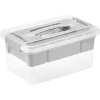 Keeeper Organizer "henri, Organizer- Box", grau (nordic grau), B:29cm H:20cm T:41cm, Polypropylen (PP), Aufbewahrungsboxen, Organizer, bequemer Griff zum einfachen Tragen