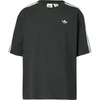 Adidas Originals T-Shirt ORIGINALS "ADICOLOR 3-STREIFEN OVERSIZE", Herren, Gr. XXL, schwarz, Obermaterial: 100% Baumwolle, Rundhals, Shirts T-Shirt, mit Rundhalsausschnitt, ohne Verschluss, aus Baumwolle