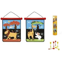 Scratch Kratzer aktives Spiel: Magnetische Darts Medium - Safari 40 x 31 cm