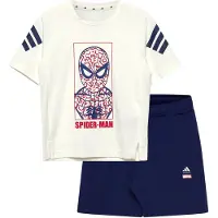 Adidas Uni Kids MARVEL SPIDER-MAN SPORT SET, off white/dark blue, 7-8 Years