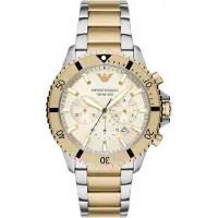 Giorgio Armani Herrenuhr EMPORIO AR11606, goldfarben, sportlich.