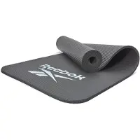 Reebok Fitness-/Trainingsmatte, 10mm, Schwarz