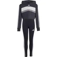 Adidas Seasonal Essentials Tiberio 3 Stripes Fleece Leggings Trainingsanzug