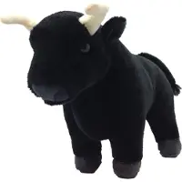 Wild republic Spanischer Stier - Plusch - schwarz - 20 cm - Kampfstier