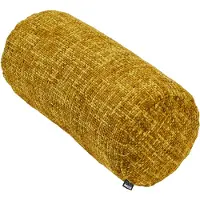 Done. Dekokissen DONE. "Twist", gold (gold, meliert), B:22cm H:10cm L:50cm, Polyester, Dekokissen_Sitzkissen_Kissenhüllen, Dekokissen, Geflochtene Optik