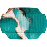 Kleine wolke Nackenkissen "Teal", bunt (petrol), B:22cm H:3cm L:32cm, Polyvinylchlorid, Funktionskissen, Nackenkissen