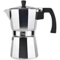 MILU Espressokocher-Set, Aluminium, 300ml (6 Tassen), 1 von FROG.coffee