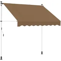 Syfax Manuell einziehbare Markise Beige 400 cm