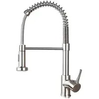 OEM Küchenarmatur, deckenmontiert, 360-Grad-Schwenkbar, Bürstetes Nickel A