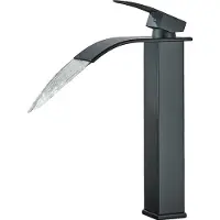 OEM Waschtischarmatur, Messingkonstruktion, Einhebelsteuerung, Schwarz Hoch
