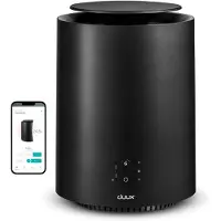 Duux Threesixty², Elektrischer Raumheizlüfter, Keramik, 24 h, Drinnen, Tisch/Bank, Schwarz