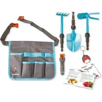 Gardena Kinder-Gartenset "GARDENA Gürteltasche", grün, Spielwerkzeug, KinderB:26cm H:22cm, Kinder-Gartenset, B:26cm H:22cm