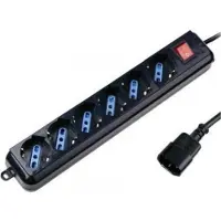Techly Iups-pcp- 6 Steckdosen Mit Schalter Mehrfachsteckdose 6v