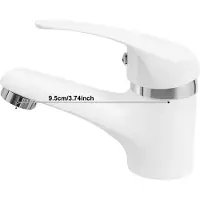 OEM Waschtischarmatur, modernes Design, wassersparende Eigenschaften, WEISS