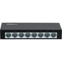 Dahua Technology Access PFS3008-8ET-V2, Unmanaged, L2, Fast Ethernet (10/100), Wandmontage