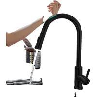 OEM Küchenarmatur, Ausziehbarer Auslauf, Touch-Steuerung, CF04044LB