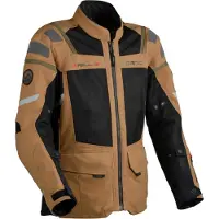 Dane Sundby 2 Mesh Motorrad Textiljacke, braun/schwarz, M