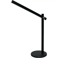 Osram Panan Alu CCT LED Tischleuchte Schwarz Aluminium dimmbar mit Sensor, verstellbarer Kopf, Lichtfarbe einstellbar 3000 K - 6000 K, 7 W