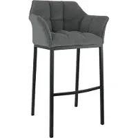 BellaFurn Barhocker Cord, Rippstoff, bequeme Rückenlehne, Vierbeingestell, 240 kg belastbar