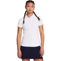Under Armour Damen T-Shirt Ua Playoff Ss Polo-Weiß 1383612-100__LG
