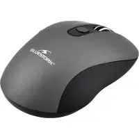 Bluestork M-WL-OFF60, Beidhändig, Optisch, RF Wireless, 1600 DPI, Schwarz, Grau