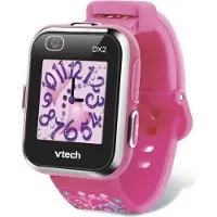 Vtech Smartwatch für Kinder Kidizoom Smartwatch DX2 Rosa, Foto & Video, Dual Kamera, 8 Spiele, Schrittzähler, USB Wiederaufladbar