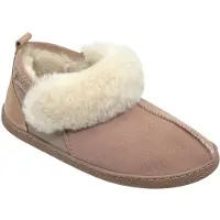 Vanuba Karayaka Lammfell Hausschuhe Damen Schuhe - Badelatschen Damen Hausschuhe - Leder Wolle Pantoffeln Damen - Bequeme Schuhe Damen Lammfell-Hausschuhe - 36 EU Leder Harz Beige Weiß