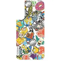Samsung Panel Gp-Tou021Hoqyw Do Etui Frame Cover Do Galaxy S22+ Simpsons Gesichter Biały/Weiß