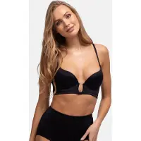 Dorina Bügel-BH "Sublime Sculpt", Damen, Gr. 85, Cup E, schwarz, Obermaterial: 73% Polyamid, 16% Elasthan, 11% Polyester, unifarben, BHs Bügel-BH, mit vorgeformten Cups, extra tiefer Ausschnitt