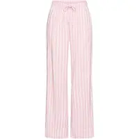 LASCANA Pyjamahose , Damen, Gr. 34, N-Gr, rosa (altrosa gestreift), Web, Obermaterial: 100% Viskose, gestreift, Basic, lässig geschnitten lang, Hosen Pyjamahose, in weiter Form