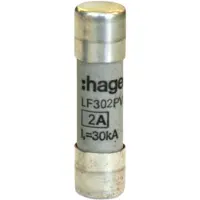 Hager LF302PV Sicherungseinsatz für Photovoltaikanwendungen 10x38mm 1000V DC 2A