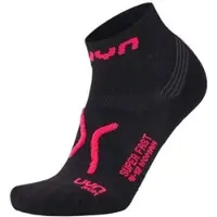 UYN Woman Run Super Fast Socks black/coral fluo (B437) 35/36
