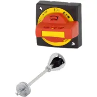 Eaton PowerWare Eaton Türkupplungsgriff absperrbar (L x B x H) 64 x 64 x 54 mm Rot, Gelb PKZ0-XRH-MCC 1 St. (106137)