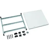 Hager UD32A1N Baustein, univ.N, 450x500mm, f. Reihenklemmen waag., 1Hutschiene verstellbar