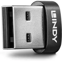 Lindy 41884, USB Type-A, USB Type-C, Schwarz