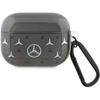 Mercedes Large Star Pattern - Etui AirPods Pro (czarny)