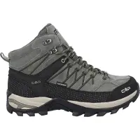 CMP Wanderschuhe Rigel Mid Trekking WP (wasserdicht) grau/schwarz/grün Herren
