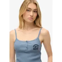 Superdry Essential Button Down ärmelloses T-shirt