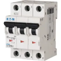 Eaton 240897 Leitungsschutzschalter, 25 A, 3p, Charakteristik: C FAZT-C25/3