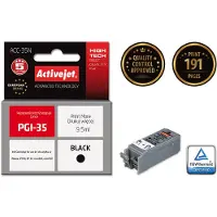 ActiveJet ACC-35N Tintenpatrone (Ersatz für Canon PGI-35; Höchste; 9,5ml; schwarz), Hohe (XL-) Ausbeute, Schwarz, Tinte auf Pigmentbasis, 9,5 ml, 1 Stück(e), Einzelpackung