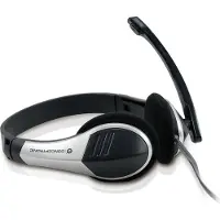 Conceptronic Allround Stereo Headset, Kabelgebunden, 20 - 22000 Hz, Büro/Callcenter, 111 g, Kopfhörer, Schwarz, Silber
